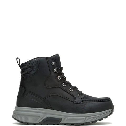 Wolverine Ride Wedge Moc EB Waterproof Mens Black Wide Work & Safety Boots
