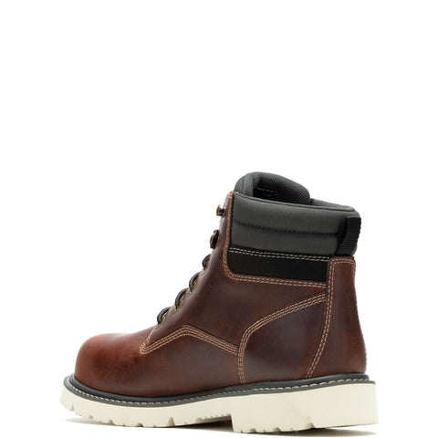 Wolverine Revival Waterproof Composite Toe Mens Brown Wide Work Boots