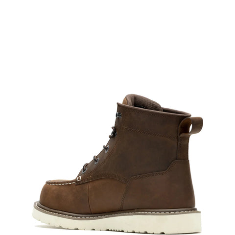 Wolverine Trade Wedge UL Moc Composite Toe 6" Mens Brown Wide Work Boots