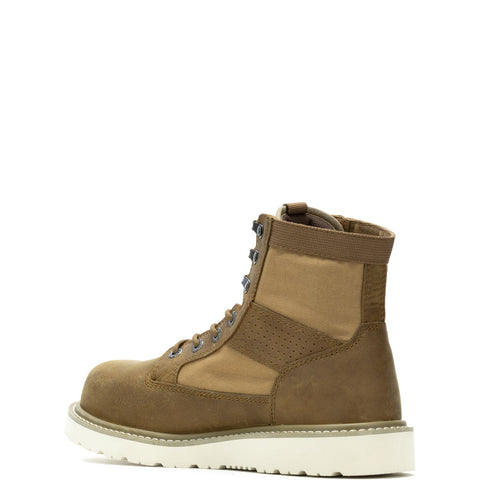 Wolverine Trade Wedge Unlined Canvas Composite Toe 6" Mens Brown Wide Boots