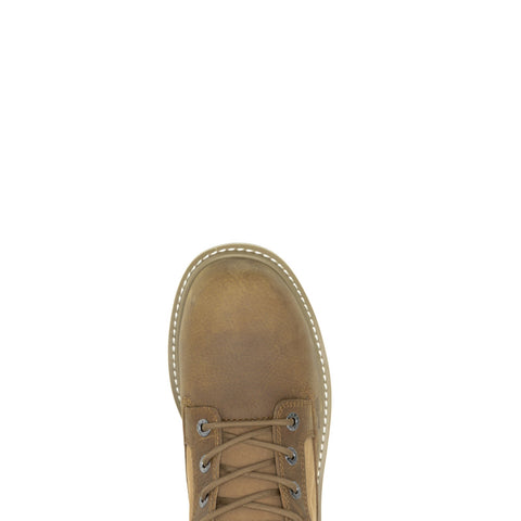 Wolverine Trade Wedge Unlined Canvas Composite Toe 6" Mens Brown Wide Boots
