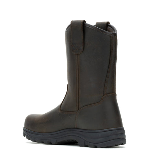 Wolverine Carlsbad Waterproof Steel Toe Wellington Mens Brown Wide Boots