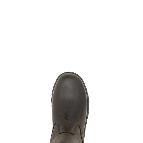 Wolverine Carlsbad Waterproof Steel Toe Wellington Mens Brown Wide Boots