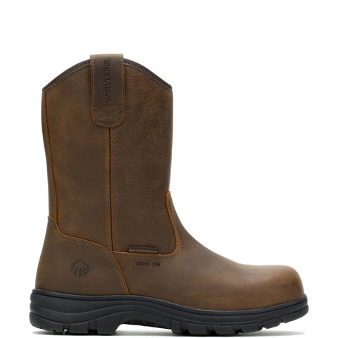Wolverine Carlsbad Steel Toe WP 10" Mens Brown Wide Work & Safety Boots