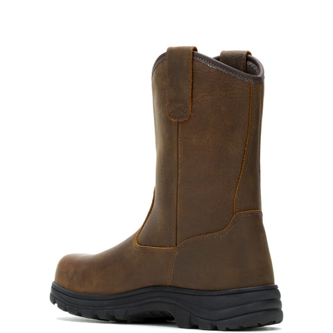 Wolverine Carlsbad Steel Toe WP 10" Mens Brown Wide Work & Safety Boots