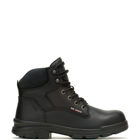 Wolverine Durashocks SR Icon WP 6" Mens Black Wide Work & Safety Boots