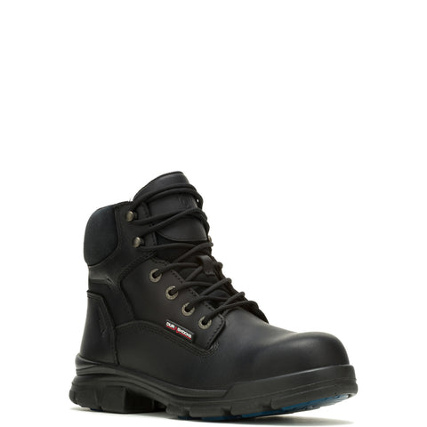 Wolverine Durashocks SR Icon WP 6" Mens Black Wide Work & Safety Boots