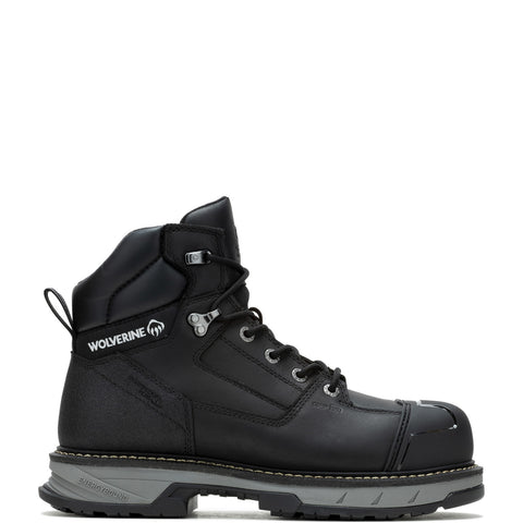 Wolverine Reforce HD EB WP CarbonMax 6" Mens Black Wide Work & Safety Boots