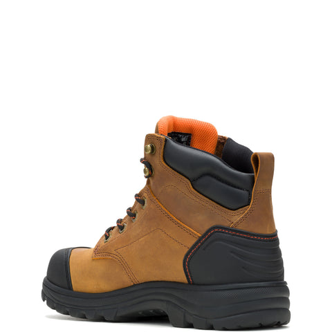 Wolverine Carlsbad Cap Toe WP Steel Toe 6" Mens Brown Work & Safety Boots