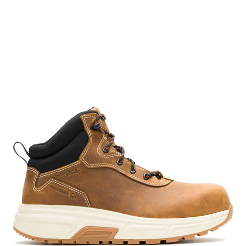 Wolverine Ride Wedge EB Waterproof Mid Mens Brown Work & Safety Boots