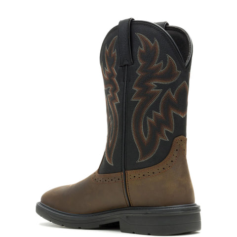 Wolverine Rancher Level Waterproof Wellington Mens Brown Work & Safety Boots