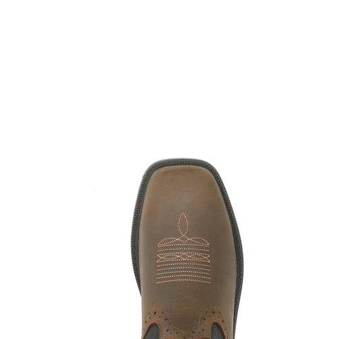Wolverine Rancher Level Waterproof Wellington Mens Brown Work & Safety Boots
