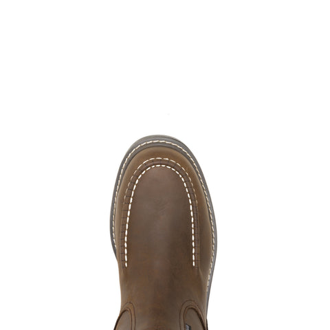 Wolverine Floorhand Moc W251054 Mens Brown Extra Wide Leather Work Boots