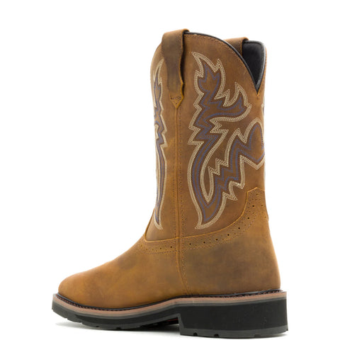 Wolverine Rancher Wing WP Steel Toe Mens Brown Wide Work & Safety Boots