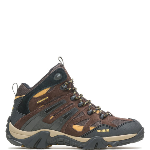 Wolverine Wilderness Waterproof W880231 Mens Brown Wide Hiking Boots