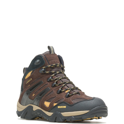 Wolverine Wilderness Waterproof W880231 Mens Brown Wide Hiking Boots