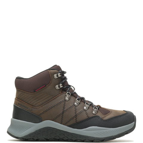 Wolverine Luton Hiker Waterproof Steel Toe Mid Mens Brown Hiking Boots