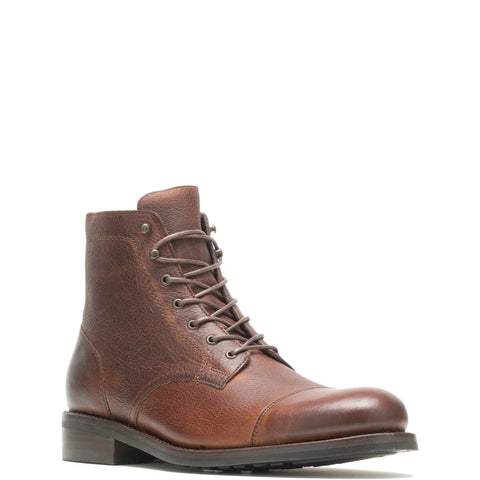 Wolverine BLVD Cap Toe Rugged W990114 Mens Brown Leather Casual Dress Boots