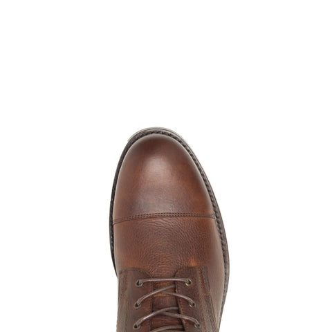 Wolverine BLVD Cap Toe Rugged W990114 Mens Brown Leather Casual Dress Boots