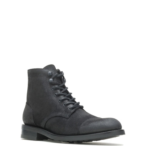 Wolverine BLVD Cap Toe Rugged W990169 Mens Black Leather Casual Dress Boots