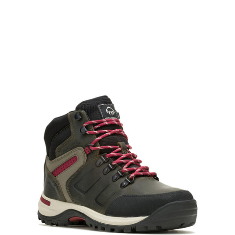Wolverine Chisel 2 W231048 Womens Gray Leather Lace Up Work & Safety Boots