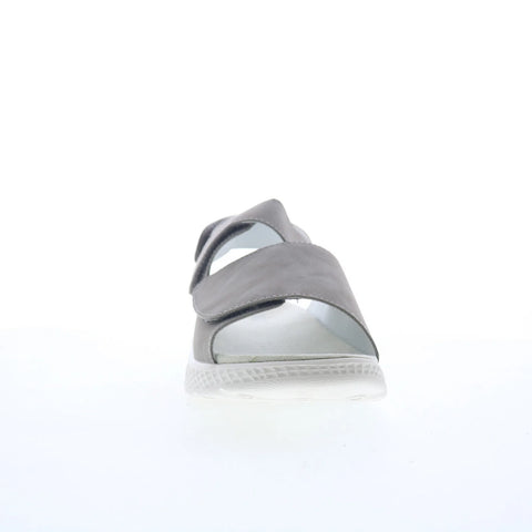 Propet TravelActiv Scottsdale Womens Gray Wide Slingback Sandals Shoes