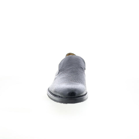 Di Bianco Walker Mens Black Leather Slip On Loafers & Slip Ons Casual Shoes