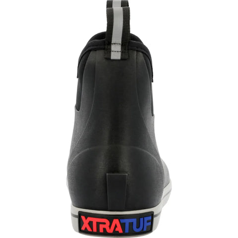 Xtratuf Ankle Deck Boot 6" Waterproof XMAB000 Mens Black Fishing Boots