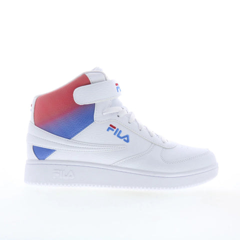 Fila A-High Fade 1BM01764-150 Mens White Synthetic Lifestyle Sneakers Shoes