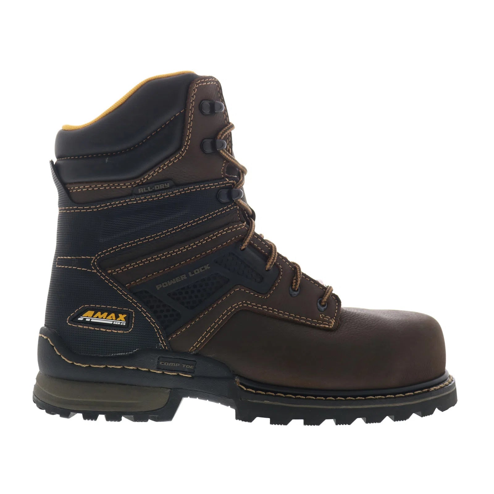 Avenger A-Max Dozer 8 - Composite Toe WP EH PR SR Mens Brown Work