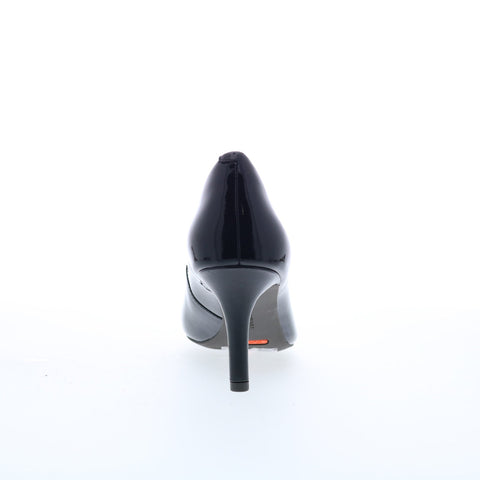 Rockport Total Motion 75MM Pointed Toe Womens Black Wide Pumps Heels Shoes