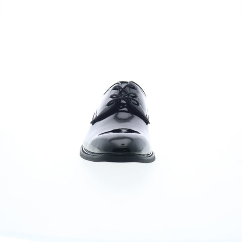 La Milano Payton A11875 Mens Black Extra Wide 3E Oxfords Plain Toe Shoes