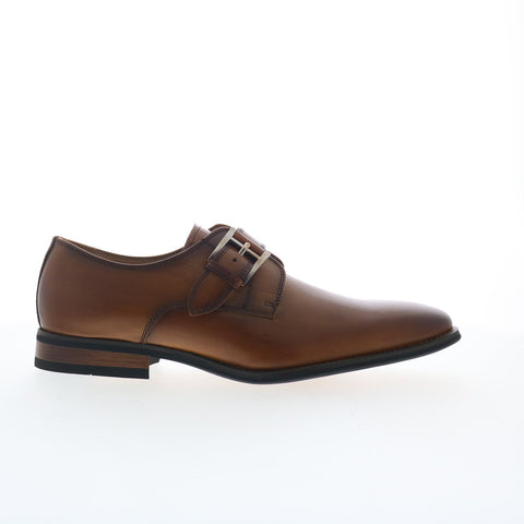 La Milano Will A11890 Mens Brown Leather Loafers & Slip Ons Casual Shoes