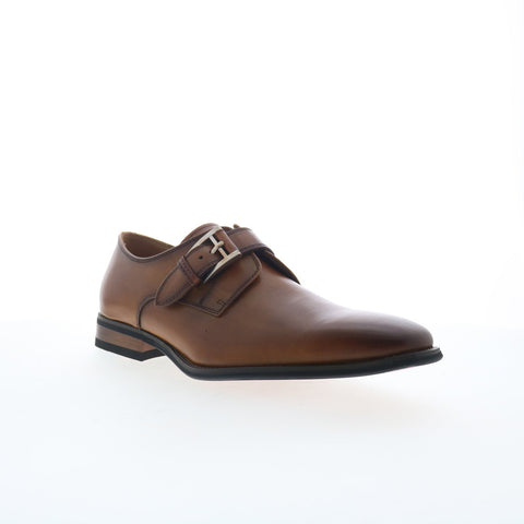 La Milano Will A11890 Mens Brown Leather Loafers & Slip Ons Casual Shoes