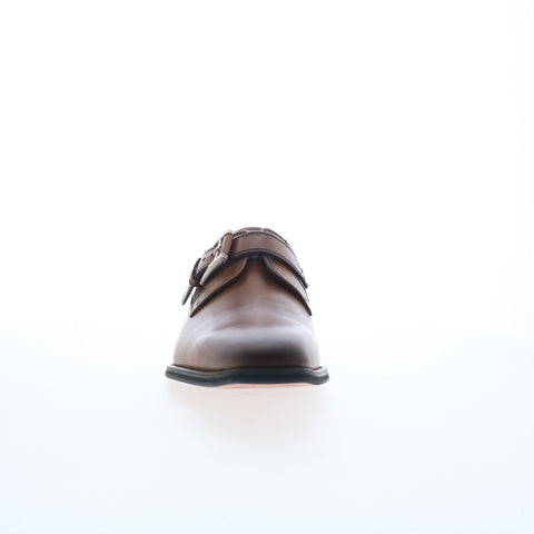 La Milano Will A11890 Mens Brown Leather Loafers & Slip Ons Casual Shoes