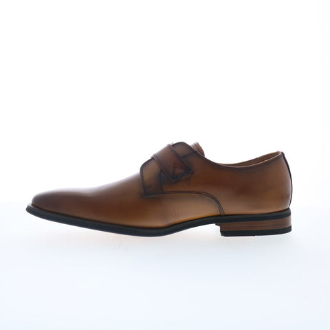 La Milano Will A11890 Mens Brown Leather Loafers & Slip Ons Casual Shoes
