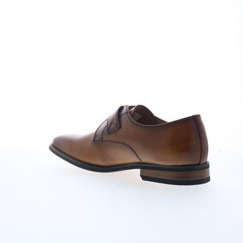 La Milano Will A11890 Mens Brown Leather Loafers & Slip Ons Casual Shoes