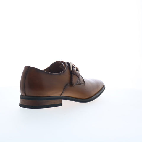La Milano Will A11890 Mens Brown Leather Loafers & Slip Ons Casual Shoes