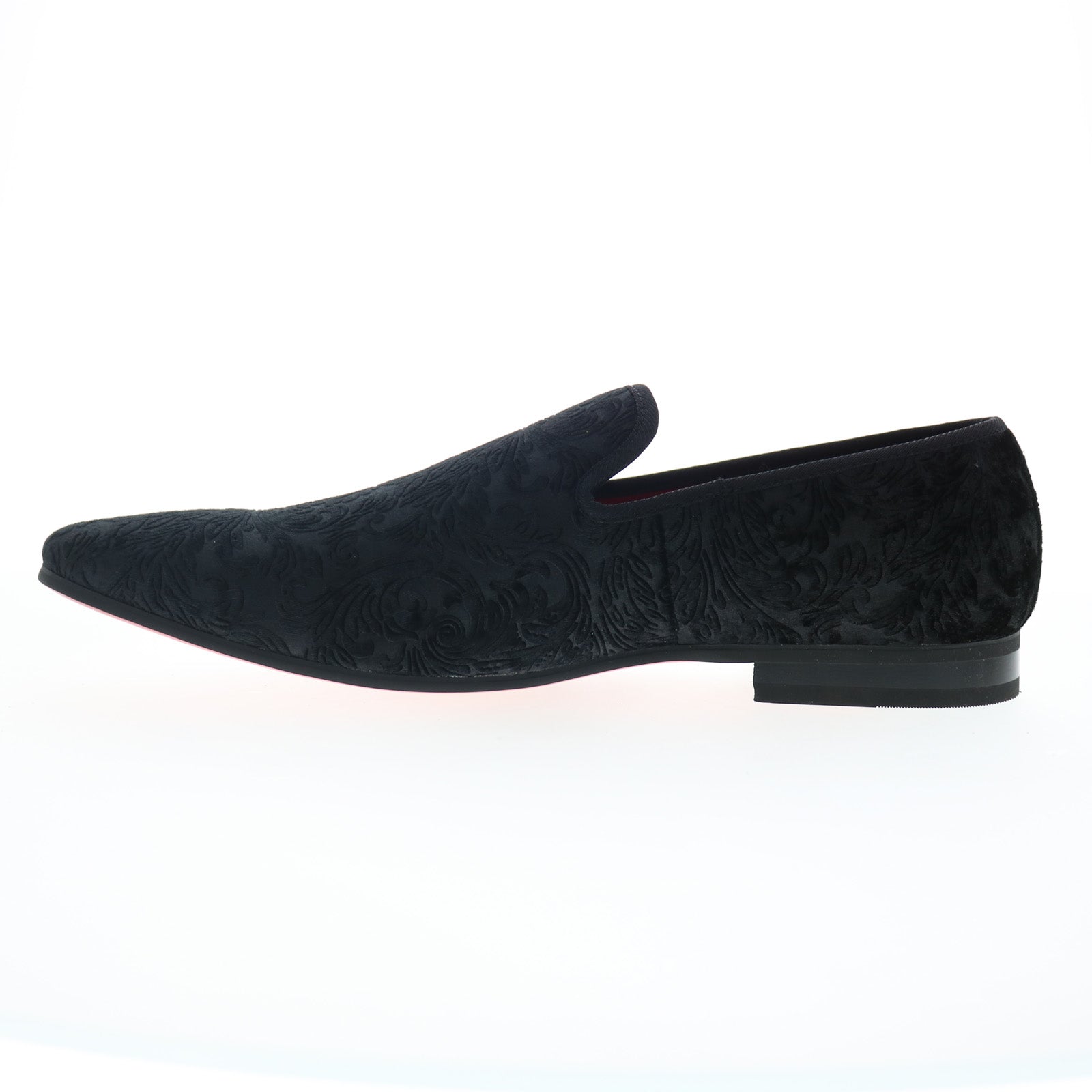 La Milano Broderick II Black Velvet A120097 Slip On Loafers Men’s Size 13 La Milano Broderick II A120097 Mens Black Loafers & Slip Ons  main image 3
