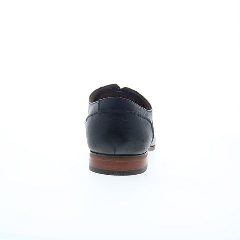 La Milano Liverpool A121005 Mens Black Oxfords Cap Toe Shoes
