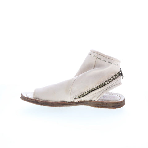 A.S. 98 Rhodes A16036-101-6916 Womens White Leather Gladiator Sandals Shoes