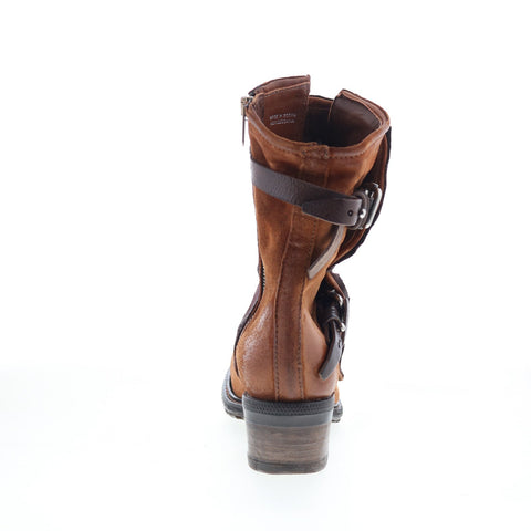 A.S. 98 Connor A22204-101-0004 Womens Brown Suede Zipper Casual Dress Boots