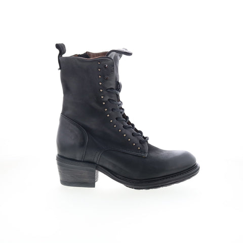 A.S. 98 Carlton A22214-101-6002 Womens Black Leather Casual Dress Boots