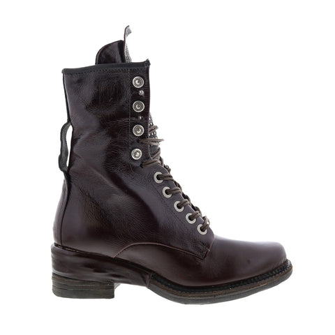 A.S. 98 Saunder A23208-201 Womens Brown Leather Lace Up Casual Dress Boots