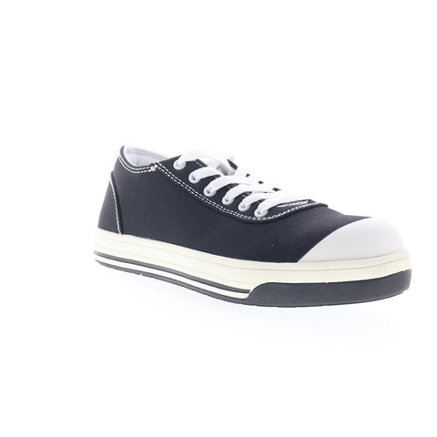 Avenger Blade 6 Eye Aluminum Toe A320 Mens Black Canvas Work & Safety Shoes