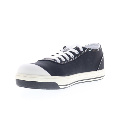 Avenger Blade 6 Eye Aluminum Toe A320 Mens Black Canvas Work & Safety Shoes