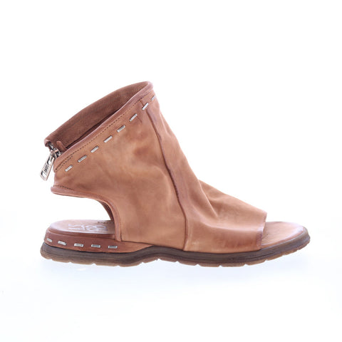 A.S. 98 Maxie A46001-101-6871 Womens Brown Leather Gladiator Sandals Shoes