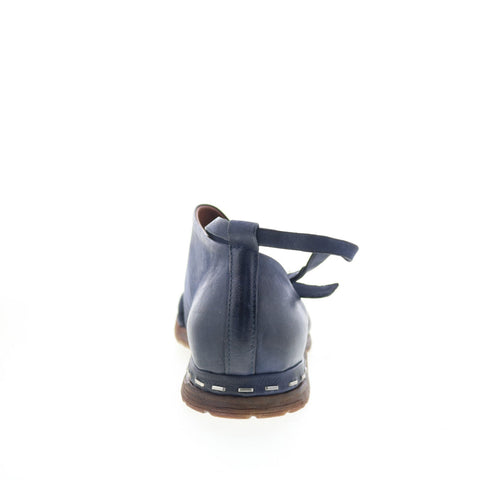A.S. 98 Merv A46005-101-0005 Womens Blue Leather Wedges Sandals Shoes