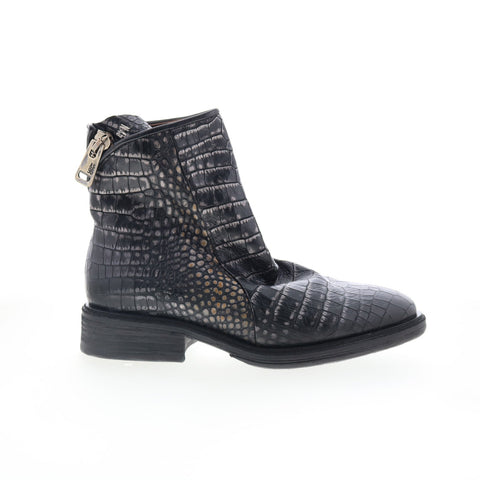A.S. 98 Fleetwood A51206-201-6002 Womens Black Leather Casual Dress Boots