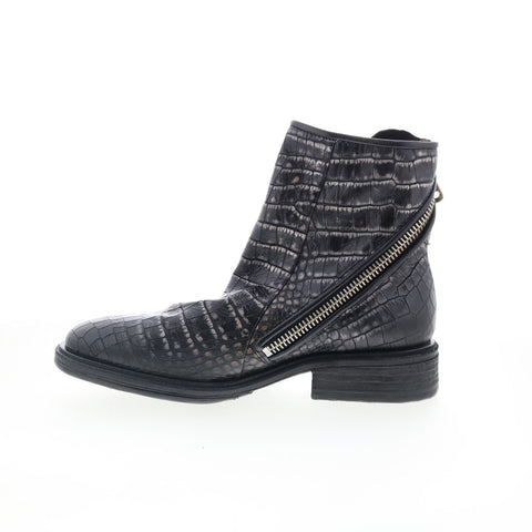 A.S. 98 Fleetwood A51206-201-6002 Womens Black Leather Casual Dress Boots